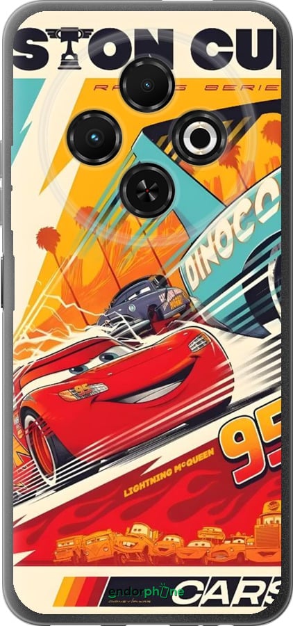 Силиконовый чехол Тачки для Tecno Spark 30C - 6288u-3821 изображение 