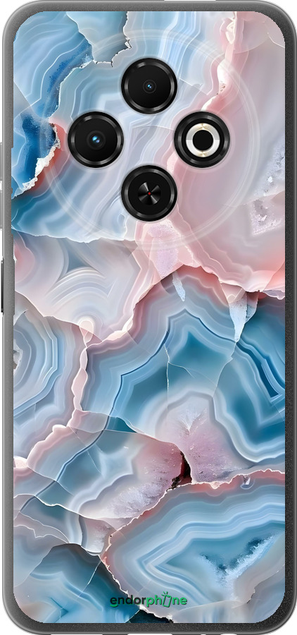 Силиконовый чехол Мрамор для Tecno Spark 30C - 6306u-3821 изображение 