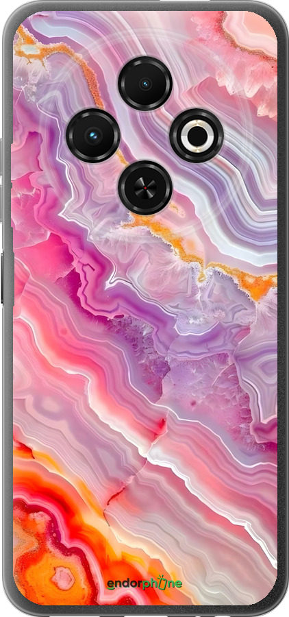 Силиконовый чехол Мрамор 2 для Tecno Spark 30C - 6307u-3821 изображение 