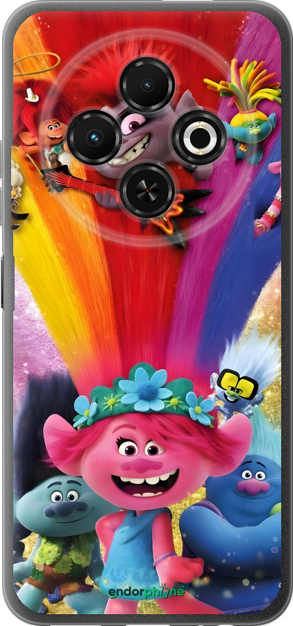 Силіконовий чехол Тролі для Tecno Spark 30C - 6343u-3821 изображение 