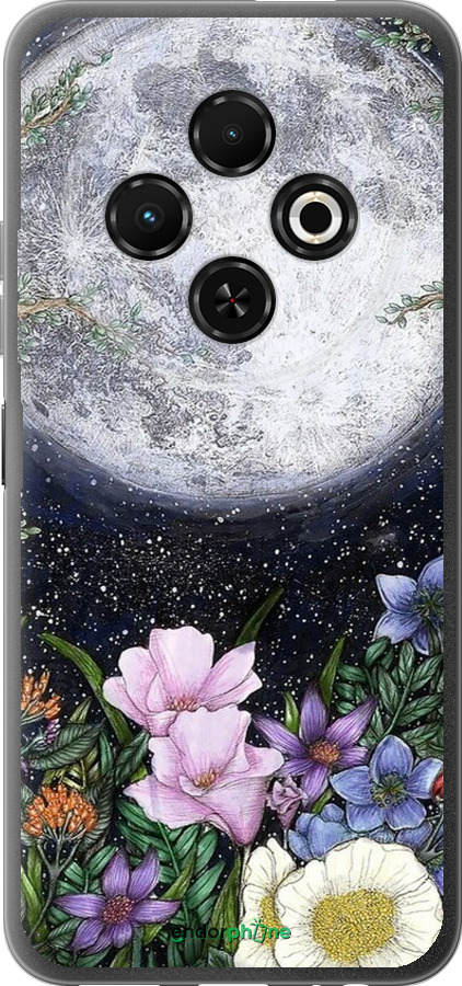 Силиконовый чехол Полночь в саду II для Tecno Spark 30C - 6424u-3821 изображение 