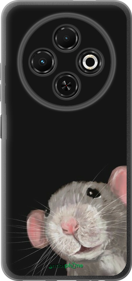 Силиконовый чехол The Peeking Rat для Tecno Spark 30C - 6442u-3821 изображение 