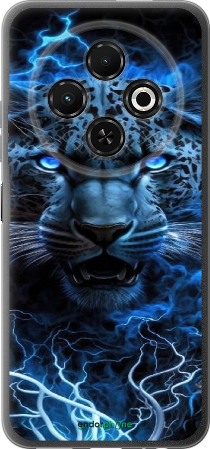 Силиконовый чехол Ледяной леопард для Tecno Spark 30C - 6460u-3821 изображение 