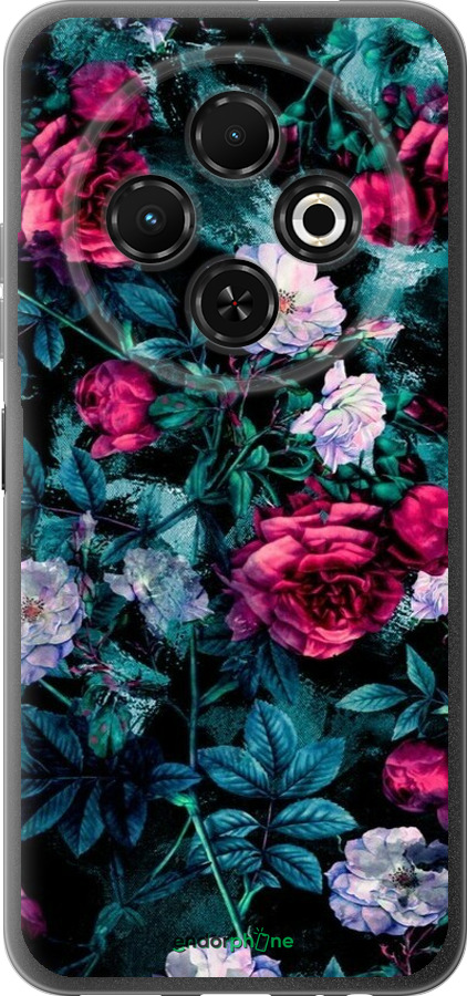 Силиконовый чехол Сад и розы для Tecno Spark 30C - 6483u-3821 изображение 