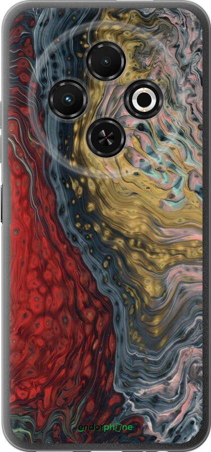 Силиконовый чехол С изображением абстрактной живописи для Tecno Spark 30C - 6530u-3821 изображение 