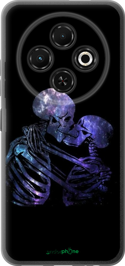 Силиконовый чехол С изображением скелета для Tecno Spark 30C - 6537u-3821 изображение 