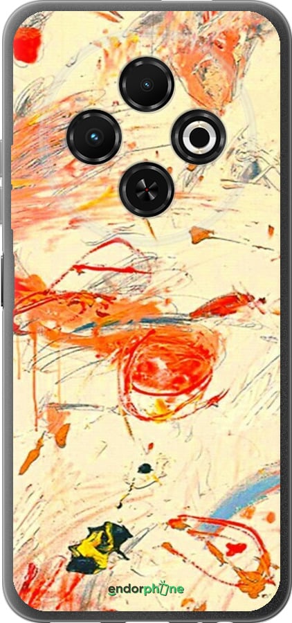 Силиконовый чехол Динамичная картина с хаотичными мазками для Tecno Spark 30C - 6540u-3821 изображение 