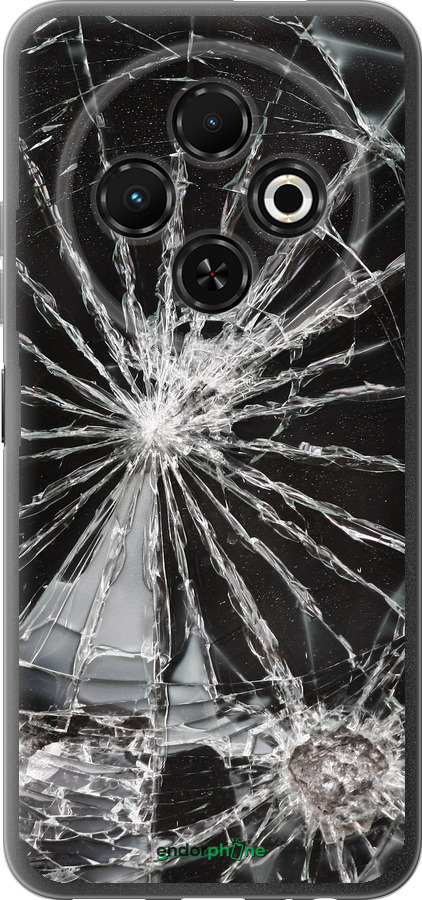 Силиконовый чехол Glass для Tecno Spark 30C - 6608u-3821 изображение 