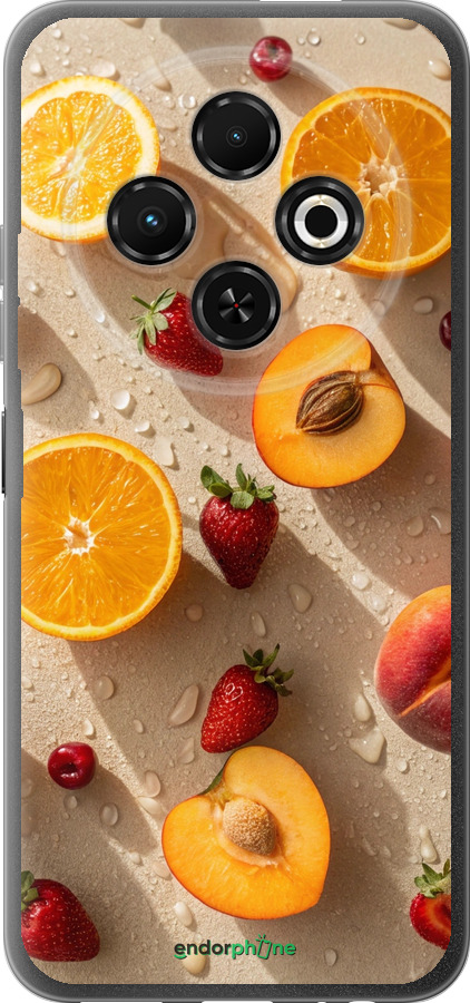 Силіконовий чехол Фрукти 3 для Tecno Spark 30C - 6703u-3821 изображение 