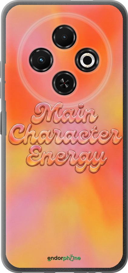 Силиконовый чехол Aura Gradient Main Character Energy Aesthetic Y2K для Tecno Spark 30C - 6783u-3821 изображение 