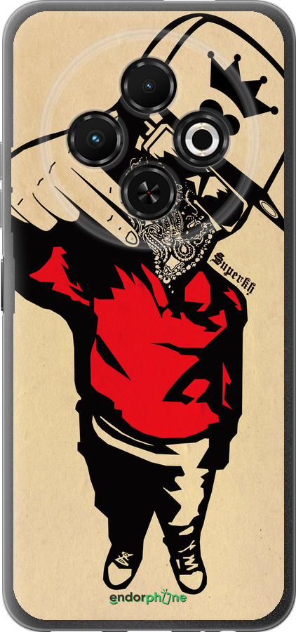 Силиконовый чехол Swag. Super для Tecno Spark 30C - 808u-3821 изображение 