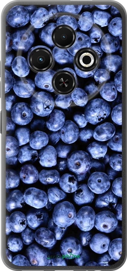 Силиконовый чехол Черника для Tecno Spark 30C - 851u-3821 изображение 