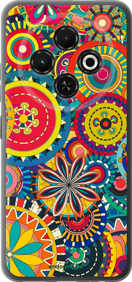 Силиконовый чехол Узор 5 для Tecno Spark 30C - 902u-3821 изображение 