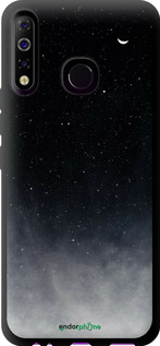 TPU чехол Сині хмари, Синій місяць для Tecno Spark 4 KC2 - 6396b-2406 изображение 