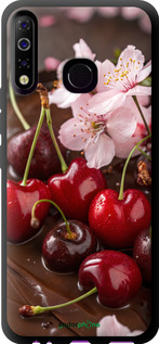 TPU чехол Вишня у шоколаді для Tecno Spark 4 KC2 - 6698b-2406 изображение 