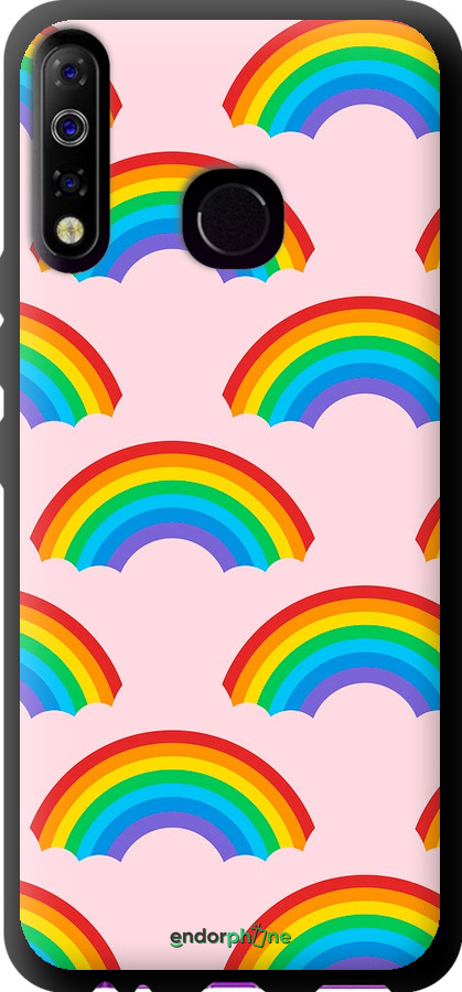 TPU чехол Rainbows для Tecno Spark 4 KC2 - 4478b-2406 изображение 