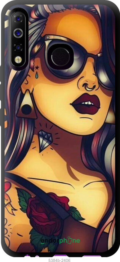 TPU чехол № 5384 для Tecno Spark 4 KC2 - 5384b-2406 изображение 