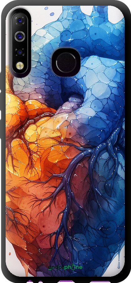 TPU чехол Арт-серце для Tecno Spark 4 KC2 - 6034b-2406 изображение 