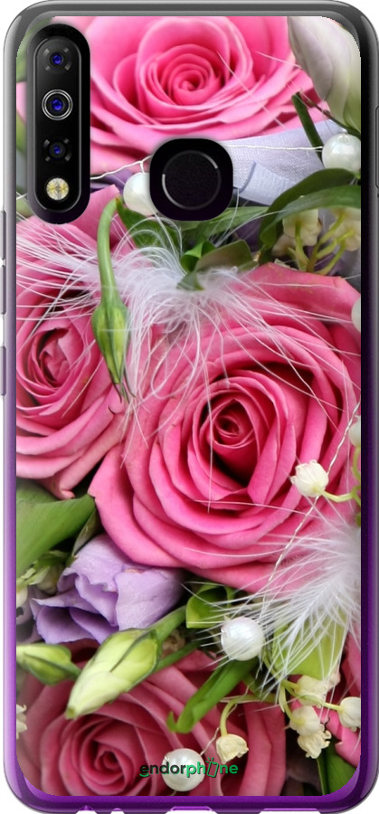 

Силіконовий чохол "Ніжність" для Tecno Spark 4 KC2, Рожевий