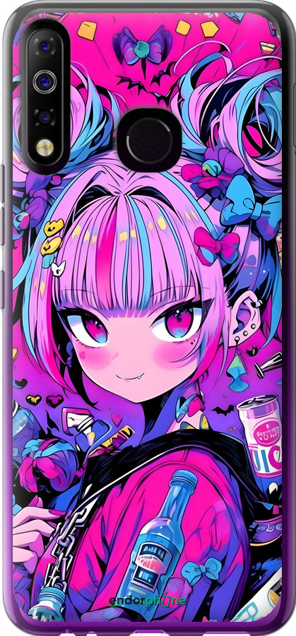 Силіконовий чехол Аніме мілаха для Tecno Spark 4 KC2 - 6314u-2406 изображение 