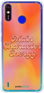 Силіконовий протиударний с посиленими кутами чехол Aura Gradient Main Character Energy Aesthetic Y2K для Tecno Spark 4 Lite - 6783sp-2425 изображение 