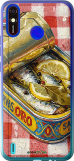 Силиконовый чехол 'Vintage Sardine Tin Phone' для Tecno Spark 4 Lite изображение 5
