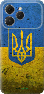 Силиконовый чехол Флаг и герб Украины 2 для Tecno Spark 40 4G - 378u-4116 изображение 