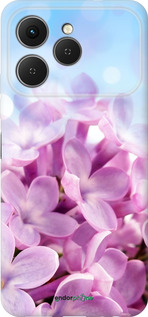 Силіконовий чехол Бузок для Tecno Spark 40 4G - 527u-4116 изображение 