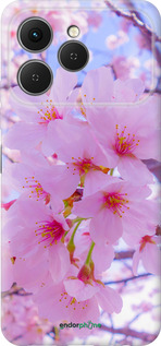 Силиконовый чехол Сакура для Tecno Spark 40 4G - 6029u-4116 изображение 