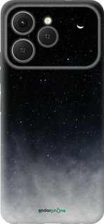 Силиконовый чехол Сині хмари, Синій місяць для Tecno Spark 40 4G - 6396u-4116 изображение 