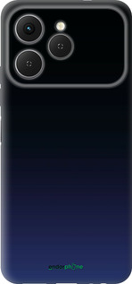 Силіконовий чехол Градієнт у темно-синьому стилі для Tecno Spark 40 4G - 6542u-4116 изображение 