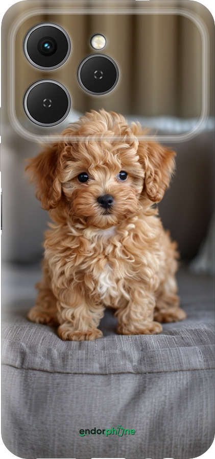 Силиконовый чехол Mini-maltipoo для Tecno Spark 40 4G - 6158u-4116 изображение 