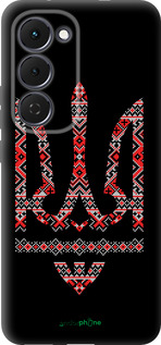 Силіконовий чехол Герб - вишиванка на чорному фоні для Tecno Spark 40 Pro+ 4G - 1196u-4118 изображение 