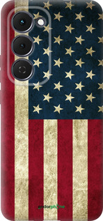 Силиконовый чехол Флаг США для Tecno Spark 40 Pro+ 4G - 395u-4118 изображение 