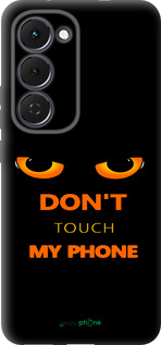 Силиконовый чехол Don't touch the phone для Tecno Spark 40 Pro+ 4G - 4261u-4118 изображение 