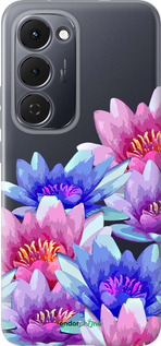 Силиконовый чехол Лотос для Tecno Spark 40 Pro+ 4G - 4862u-4118 изображение 
