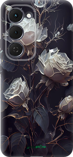 Силиконовый чехол Розы 2 для Tecno Spark 40 Pro+ 4G - 5550u-4118 изображение 