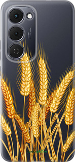 Силиконовый чехол Колоски пшеници для Tecno Spark 40 Pro+ 4G - 5866u-4118 изображение 