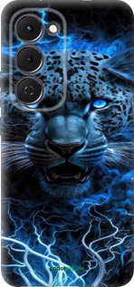 Силиконовый чехол Ледяной леопард для Tecno Spark 40 Pro+ 4G - 6460u-4118 изображение 