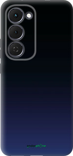 Силиконовый чехол Градиент в тёмно - синем стиле для Tecno Spark 40 Pro+ 4G - 6542u-4118 изображение 