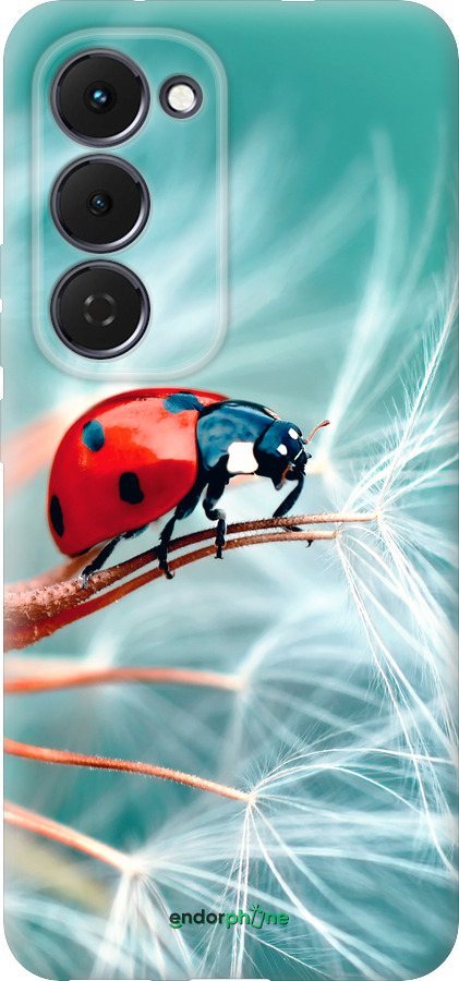 Силиконовый чехол Божья коровка для Tecno Spark 40 Pro+ 4G - 6049u-4118 изображение 