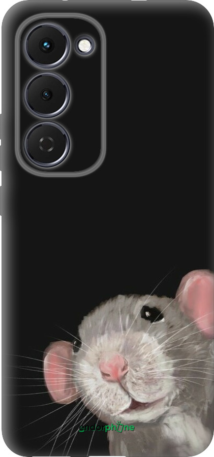 Силиконовый чехол The Peeking Rat для Tecno Spark 40 Pro+ 4G - 6442u-4118 изображение 