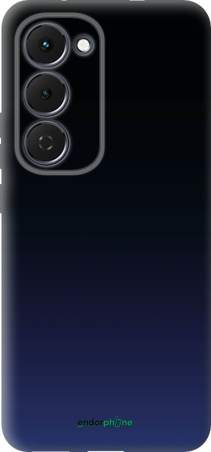 Силиконовый чехол Градиент в тёмно - синем стиле для Tecno Spark 40 Pro+ 4G - 6542u-4118 изображение 