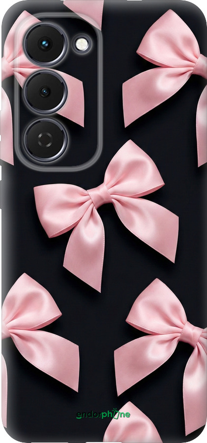 Силіконовий чехол Coquette Ribbons Dark Coquette для Tecno Spark 40 Pro+ 4G - 6767u-4118 изображение 