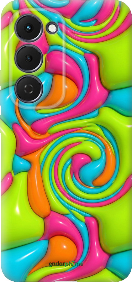 Силиконовый чехол Y2K Jelly Dream для Tecno Spark 40 Pro+ 4G - 6780u-4118 изображение 