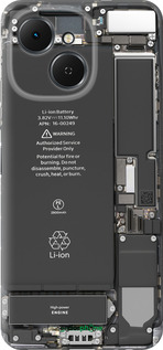 Силиконовый чехол Детали смартфона для Tecno Spark 40C - 5487u-4127 изображение 