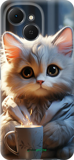 Силиконовый чехол White cat для Tecno Spark 40C - 5646u-4127 изображение 