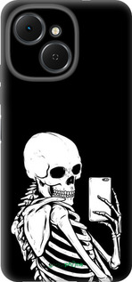 Силиконовый чехол Скелет делает Selfie для Tecno Spark 40C - 6535u-4127 изображение 