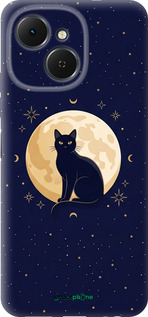 Силіконовий чехол Cute Cat Celestial/Witchy для Tecno Spark 40C - 6787u-4127 изображение 