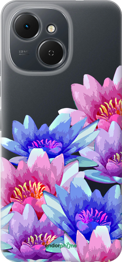 Силиконовый чехол Лотос для Tecno Spark 40C - 4862u-4127 изображение 